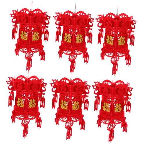 DIYEAH 6 Stück Teiliges Chinesische Neujahrsdekoration Langlebigem Material Kleine Goldene Hängelaternen für Innen und Außen Festliche Atmosphäre für Zuhause Büro Restaurant und Party DIYEAH 6 Stück Teiliges Chinesische Neujahrsdekoration Langlebigem Material Kleine Goldene Hängelaternen für Innen und Außen Festliche Atmosphäre für Zuhause Büro Restaurant und Party von DIYEAH