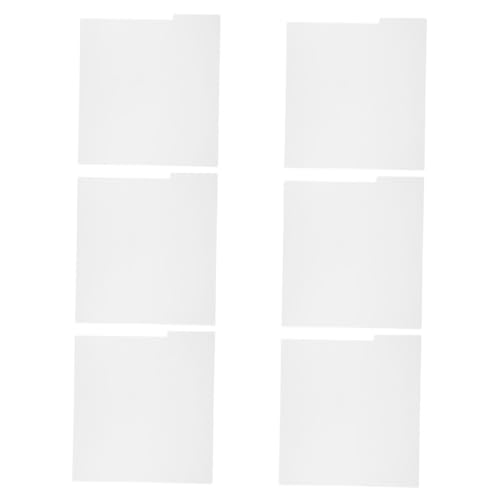 DIYEAH 6 Stück Teiliges Diy Vinyl Record Dividers Stabile Schallplatten Trennkarten zum Schutz und Organisieren von Alben Vielseitig Einsetzbar für Bücher Dateien Schränke von DIYEAH