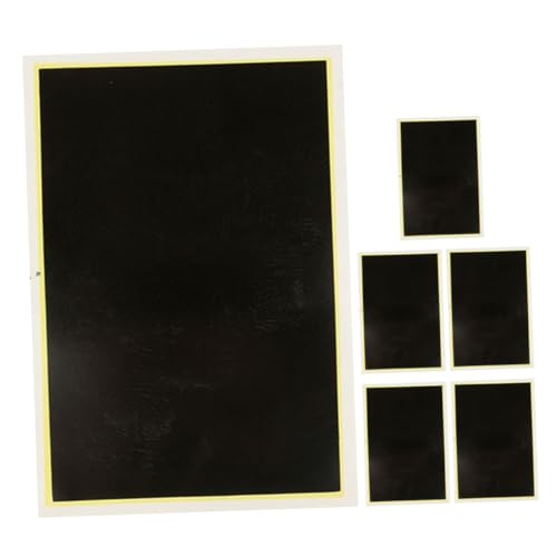 DIYEAH 6 Stück Teiliges Engravierungspapier für Präzise Details und Kreative Projekte Universelles Farbpapier für Markierungsmaschinen Geeignet für Glasgravuren und Industrielle von DIYEAH