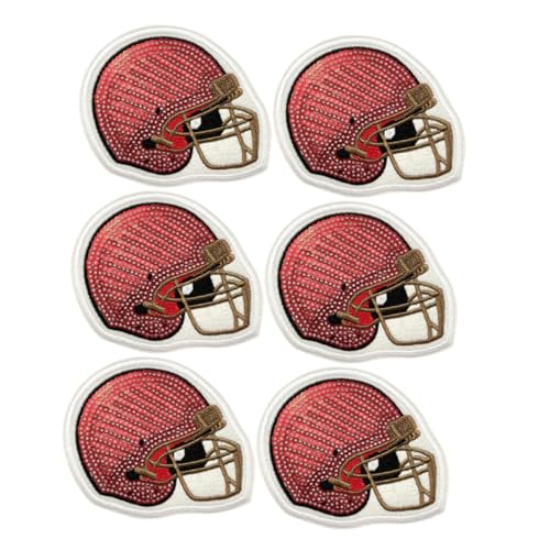 DIYEAH 6 Stück Teiliges Fußballhelm Aufnäher Gestickte Bügelapplikationen für Kleidung Hüte und Rucksäcke für Teamfans und Diy Projekte Fade Resistent und Langlebig DIYEAH 6 Stück Teiliges Fußballhelm Aufnäher Gestickte Bügelapplikationen für Kleidung Hüte und Rucksäcke für Teamfans und Diy Projekte Fade Resistent und Langlebig von DIYEAH