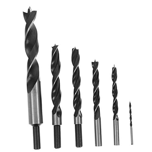 DIYEAH 6 Stück Teiliges Holzbohrer für Metall Holz und Kunststoff Robuste Langlebige Bohrer für Präzises Bohren Verschiedene Materialien für und DIY Projekte von DIYEAH