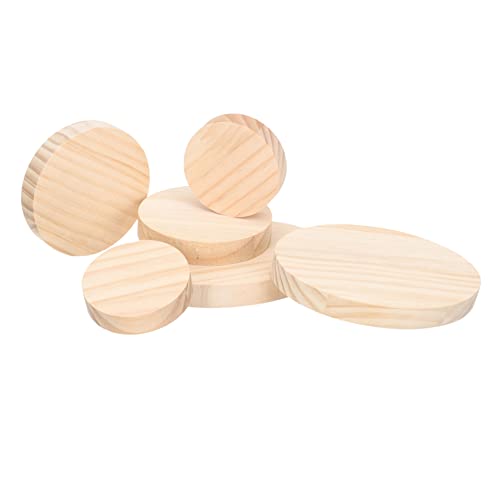 DIYEAH 6 Stück Teiliges Holzplaketten für Bastelarbeiten Unbehandelte Holzunterlagen für Figuren Diy Projekte Bemalbare Holzplatten für Gestaltung DIYEAH 6 Stück Teiliges Holzplaketten für Bastelarbeiten Unbehandelte Holzunterlagen für Figuren Diy Projekte Bemalbare Holzplatten für Gestaltung von DIYEAH