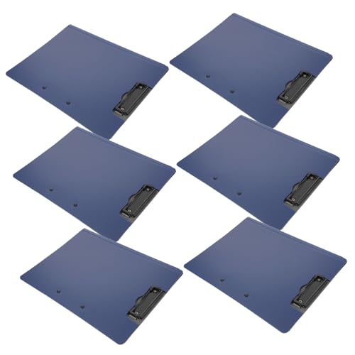 DIYEAH 6 Stück Teiliges Klemmbrett mit Drehbarem Clip Doppelseitiges Schreibbrett für Horizontales und Vertikales Schreiben Multifunktionaler Dokumentenhalter für Büro Konferenz und DIYEAH 6 Stück Teiliges Klemmbrett mit Drehbarem Clip Doppelseitiges Schreibbrett für Horizontales und Vertikales Schreiben Multifunktionaler Dokumentenhalter für Büro Konferenz und von DIYEAH