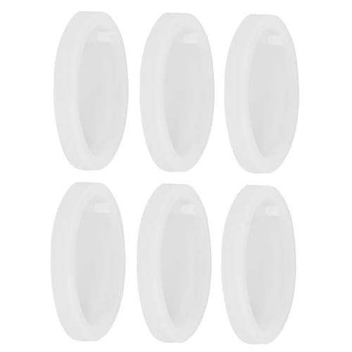 DIYEAH 6 Stück Teiliges Silikonform für Harzgießen Runde Flache Formen mit Loch Flexible Gießformen für Schmuck Schlüsselanhänger Ohrringe Langlebiges Material Diy Basteln DIYEAH 6 Stück Teiliges Silikonform für Harzgießen Runde Flache Formen mit Loch Flexible Gießformen für Schmuck Schlüsselanhänger Ohrringe Langlebiges Material Diy Basteln von DIYEAH