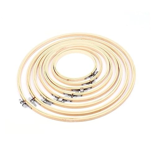 DIYEAH 6 Stück Teiliges Stickerei Set Runder Bambus Stickrahmen mit Schrauben für Kreuzstich Handgefertigtes Diy Handarbeitszubehör Umweltfreundlich und Einfach zu Bedienen DIYEAH 6 Stück Teiliges Stickerei Set Runder Bambus Stickrahmen mit Schrauben für Kreuzstich Handgefertigtes Diy Handarbeitszubehör Umweltfreundlich und Einfach zu Bedienen von DIYEAH