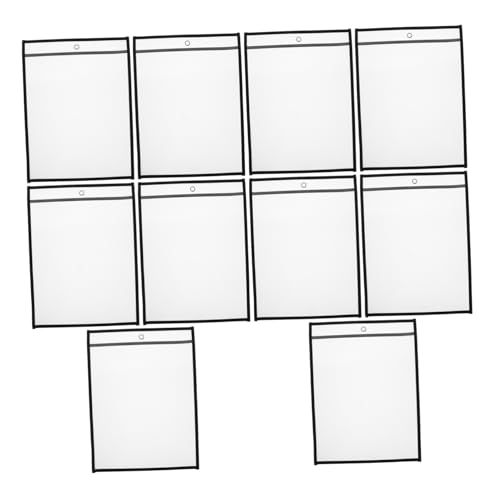 DIYEAH 6 Stück Teiliges Transparente Dokumentenhüllen Multifunktionale Aktenhalter für Büro Papierorganizer und Dokumentenaufbewahrung aus Pet Material von DIYEAH