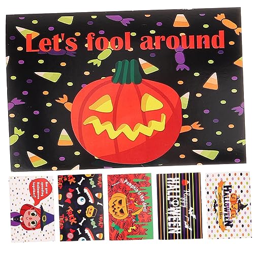 DIYEAH 6 Stück Vampir -Grußkarte halloween halloween assecoires Halloween Karten mit Motiven halloweendeko Halloween-Karte Sohn Und Mini Karteikarten Partyzubehör Papierstau von DIYEAH