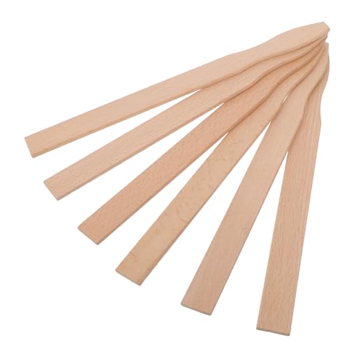 DIYEAH 6-teilige Farbrührstäbchen: Holzrührer, Farbmischstäbchen, Holz-bastelpaddel, Epoxidharz-rührer Für Diy-projekte, Epoxidharz-gartenmarkierungen, Beige von DIYEAH