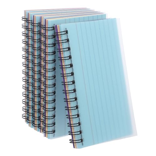 DIYEAH 6-teiliges Mini-notizbuch: Bunter Spiralnotizblock Im Taschenformat Zum Schreiben, Zeichnen Und Notieren – Loseblatt-notizbuch Als Für Schüler Und Lehrer von DIYEAH