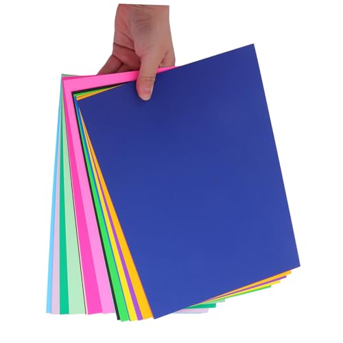 DIYEAH 60 Stück Bunte Hard Cardstock für Kunstprojekte Basteln Scrapbooking Origami und Langlebig für Kreative Ideen Hause von DIYEAH
