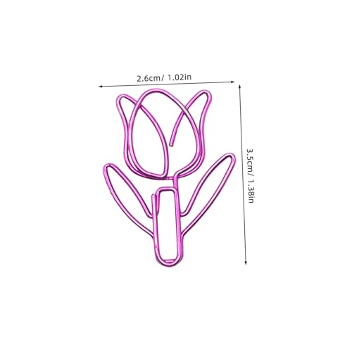 DIYEAH 60 Stück Bunte Metall Büroklammern Tulpenform Kleine Langlebige Papierclips für Schule Büro Kreative Kompakte Aktenhalter Farbenfrohe Memo-clips zur Einfachen DIYEAH 60 Stück Bunte Metall Büroklammern Tulpenform Kleine Langlebige Papierclips für Schule Büro Kreative Kompakte Aktenhalter Farbenfrohe Memo-clips zur Einfachen von DIYEAH