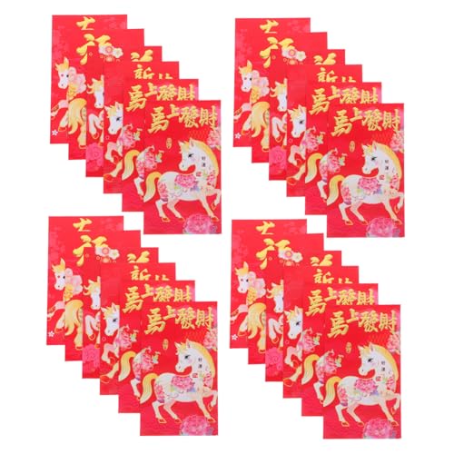 DIYEAH 60 Stück Chinesische Neujahrs Envelopes Jahr Des Pferdes Traditionelle Rote Umschläge mit Buntem Cartoon Design Langlebig und Kindgerecht für Frühlingsfest Hochzeit DIYEAH 60 Stück Chinesische Neujahrs Envelopes Jahr Des Pferdes Traditionelle Rote Umschläge mit Buntem Cartoon Design Langlebig und Kindgerecht für Frühlingsfest Hochzeit von DIYEAH