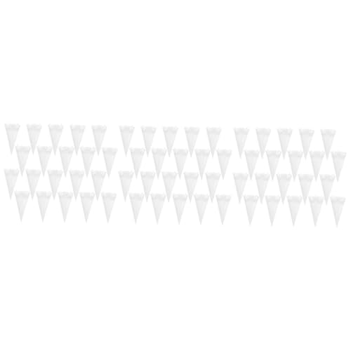 DIYEAH 60 Stück Hochzeits Papierzylinder Kleine Blütenblätter Blumenverpackungskegel Getrocknete Blumen Hochzeit Blumenhalter Geschenkpapier Hohle Konfetti von DIYEAH