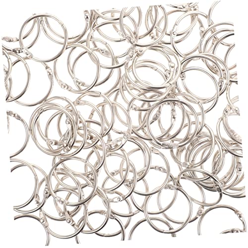 DIYEAH 60 Stück Ring bürozubehör bürogadges Silberfarben heftschoner heftklammerer schlüsselanhänger schulzeug lose Gold Buchbinderbedarf Buchklammern klingeln Schreibwaren Metall Silver DIYEAH 60 Stück Ring bürozubehör bürogadges Silberfarben heftschoner heftklammerer schlüsselanhänger schulzeug lose Gold Buchbinderbedarf Buchklammern klingeln Schreibwaren Metall Silver von DIYEAH