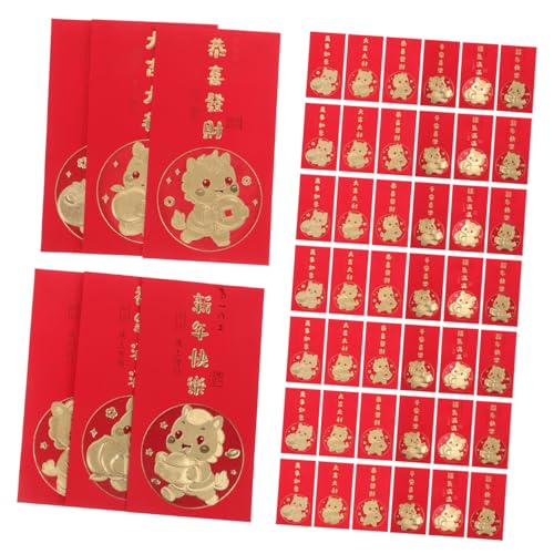 DIYEAH 60 Stück Rote Umschläge Jahr Des Pferdes Kreative Karton Lucky Money Envelopes Vietnamesische Geldumschläge für Tet Frühlingsfest Hochzeit Geschenkumschläge DIYEAH 60 Stück Rote Umschläge Jahr Des Pferdes Kreative Karton Lucky Money Envelopes Vietnamesische Geldumschläge für Tet Frühlingsfest Hochzeit Geschenkumschläge von DIYEAH