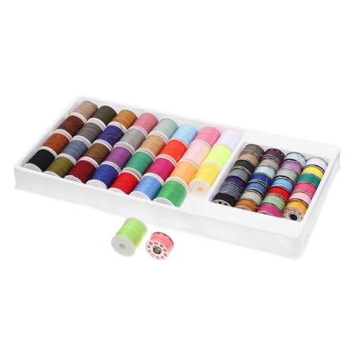 DIYEAH 60 Stück Spezialfaden Für Nähmaschinen Nähgarn Anfänger Kleidungsstück Zum Nähen Basic Alle Stickerei Bausätze Nähset Für Erwachsene Stich Lieferungen Bausatz Fäden Polyester von DIYEAH