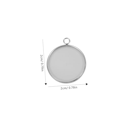 DIYEAH 60 Stück Teiliges Anhänger Tablett Glatte Cabochon Bezel Trays mit Aufhängeloch Vielseitig für Diy Schmuckherstellung von Halsketten Armbändern und Ohrringen Langlebig und Rostfrei DIYEAH 60 Stück Teiliges Anhänger Tablett Glatte Cabochon Bezel Trays mit Aufhängeloch Vielseitig für Diy Schmuckherstellung von Halsketten Armbändern und Ohrringen Langlebig und Rostfrei von DIYEAH