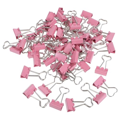 DIYEAH 60 Stück Teiliges Mini Herzförmige Metall Binder Clips Stabile Papierklemmen mit Langschwanz Hübsche Herz Design Büroklammern für Schule Büro und Zuhause DIYEAH 60 Stück Teiliges Mini Herzförmige Metall Binder Clips Stabile Papierklemmen mit Langschwanz Hübsche Herz Design Büroklammern für Schule Büro und Zuhause von DIYEAH