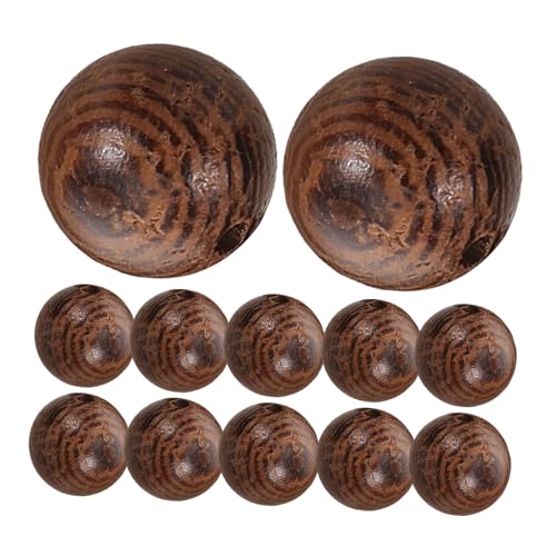 DIYEAH 60 Stück Vintage Holzperlen für Schmuckherstellung Handgemachte Diy Armbänder und Accessoires Natürliche Textur für Kreative Bastelprojekte von DIYEAH