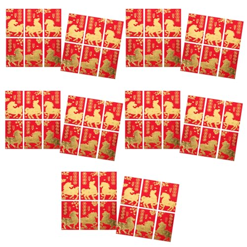 DIYEAH 60 Stück chinesisches rotes Päckchen: Rote Umschläge zum Frühlingsfest 2026 – Glücksgeldbeutel zum chinesischen Neujahr, traditionelle Geldumschläge, Hong Bao, Partygeschenk DIYEAH 60 Stück chinesisches rotes Päckchen: Rote Umschläge zum Frühlingsfest 2026 – Glücksgeldbeutel zum chinesischen Neujahr, traditionelle Geldumschläge, Hong Bao, Partygeschenk von DIYEAH