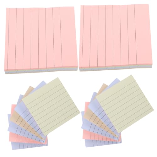 DIYEAH 600 Blatt Bunte Haftnotizen Selbstklebende Notizblöcke für Glattes Schreiben Abreißbare Lesezeichen für Büro und Studium Praktische Büromaterialien DIYEAH 600 Blatt Bunte Haftnotizen Selbstklebende Notizblöcke für Glattes Schreiben Abreißbare Lesezeichen für Büro und Studium Praktische Büromaterialien von DIYEAH
