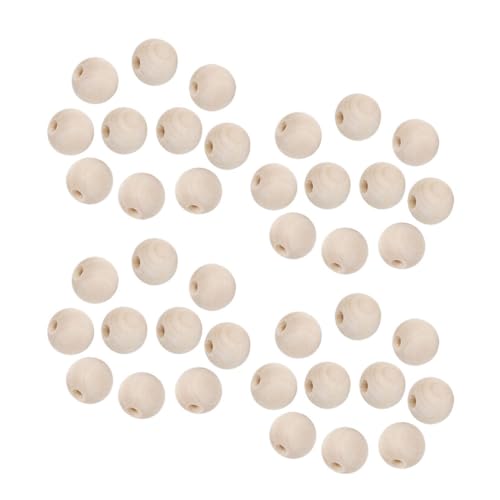 DIYEAH 600 Stück Runde Holzperlen Hellgelb Diy Bastelperlen für Schmuckherstellung Armbänder und Dekoration Natürliche Holzperlen für Kreative Projekte von DIYEAH