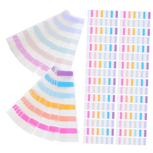 DIYEAH 600 Stück Selbstklebende Beschreibbare Index-markierungen aus Papier Farbige Seitenmarker für Bücher Notizen Datei-klassifikation für Studium Büro und Planung DIYEAH 600 Stück Selbstklebende Beschreibbare Index-markierungen aus Papier Farbige Seitenmarker für Bücher Notizen Datei-klassifikation für Studium Büro und Planung von DIYEAH