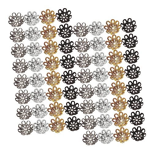 DIYEAH 600Stücke Blumenform Perlenkappen DIY Schmuck Zubehör Leicht und Langlebig für und Armbänder Geschenkidee für Handwerksliebhaber von DIYEAH