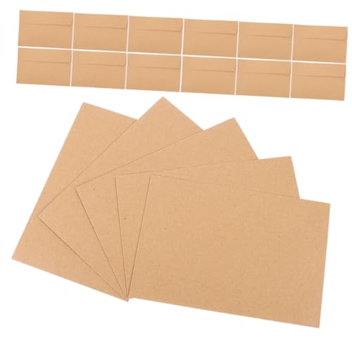 DIYEAH 60Stücke Selbstklebende Hochzeitseinladungen Umschläge Kraftpapier Briefumschläge für Einladungen Fotos Karten Design Sicherer Versand Vielseitig Einsetzbar von DIYEAH