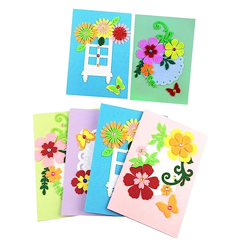 DIYEAH 6stücke Diy Karten Bastelset Für Junge Mädchen Teiliges Material Für Handgemachte Grußkarten Kreatives Bastelprojekt Für Schule Und Geburtstagsparty Geeignet Für Mädchen Und Jungen von DIYEAH