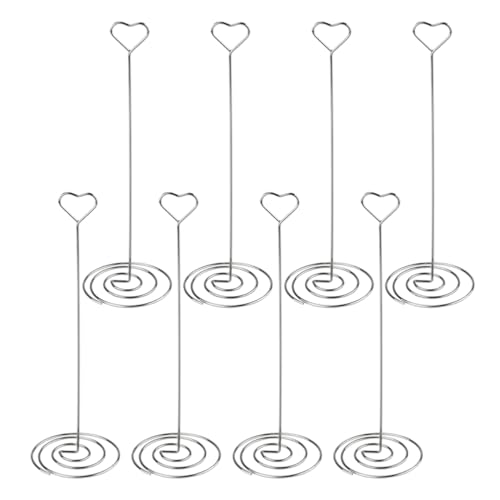 DIYEAH 6St Tischnummernhalter bürodeko büro dekoration hochzeitsdeco wedding decoration zettelhalter Fotoständer Hochzeitsplatzhalter Menühalter Platzkarten Memo-Clip Namensträger Silver DIYEAH 6St Tischnummernhalter bürodeko büro dekoration hochzeitsdeco wedding decoration zettelhalter Fotoständer Hochzeitsplatzhalter Menühalter Platzkarten Memo-Clip Namensträger Silver von DIYEAH