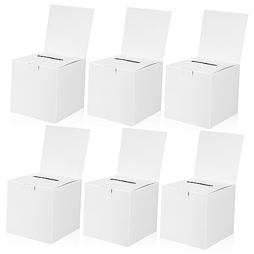DIYEAH 6Stücke Abstimmungsboxen Aus Karton Wahlurnen Für Und Aufbewahrung Platzsparend Sicher Und Vielseitig Einsetzbar von DIYEAH