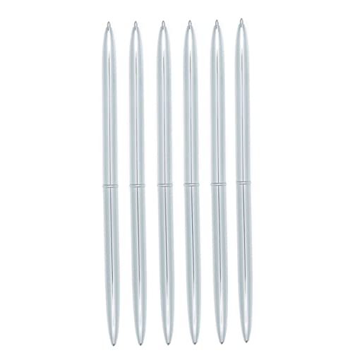DIYEAH 6Stücke Dual Head Metall Kugelschreiber Leichtgewichtiger Kugelschreiber Mit Schwarzer Für Schule Büro Und Silberfarben von DIYEAH