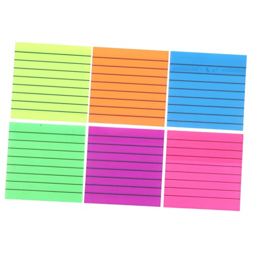 DIYEAH 6Stücke Kleine Notizbücher Selbstklebende Memo Pads für Büro Schule und Zuhause für Lehrer Starker Halt und Einfache von DIYEAH