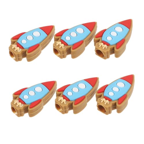 DIYEAH 6st Bleistiftkappenschutz Stifthalter Dekorative Silikonkappen Entzückende Bleistiftkappen Verlängerungsstift Stiftdeckel Raketenverlängerer Aus Silikon Cartoon-bleistiftkappen Pvc DIYEAH 6st Bleistiftkappenschutz Stifthalter Dekorative Silikonkappen Entzückende Bleistiftkappen Verlängerungsstift Stiftdeckel Raketenverlängerer Aus Silikon Cartoon-bleistiftkappen Pvc von DIYEAH
