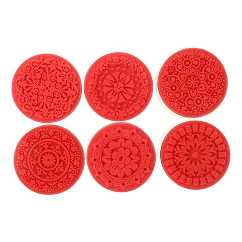 DIYEAH 6stücke Teiliges Vintage Mandala Holzstempel Kunstmuster Für Scrapbooking Karten Und -dekoration Langlebig Und Hautfreundlich DIYEAH 6stücke Teiliges Vintage Mandala Holzstempel Kunstmuster Für Scrapbooking Karten Und -dekoration Langlebig Und Hautfreundlich von DIYEAH