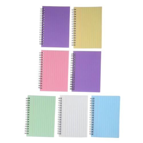 DIYEAH 7 Stück Mehrteiliges Spiralnotizbuch in Farben Liniertes Tintenfestes Papier Praktisch und Handlich als Taschen-Notizblock Flexibles Planer To-do-Listen-Notizbuch DIYEAH 7 Stück Mehrteiliges Spiralnotizbuch in Farben Liniertes Tintenfestes Papier Praktisch und Handlich als Taschen-Notizblock Flexibles Planer To-do-Listen-Notizbuch von DIYEAH