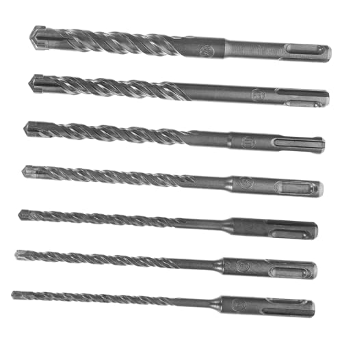 DIYEAH 7 Stück Teiliges Bohrerset für Stahlbeton Spiralbohrer mit Runder Griff für Wanddurchdringung und Harte Oberflächen Hochfestem für Langlebigkeit und Zuverlässigkeit DIYEAH 7 Stück Teiliges Bohrerset für Stahlbeton Spiralbohrer mit Runder Griff für Wanddurchdringung und Harte Oberflächen Hochfestem für Langlebigkeit und Zuverlässigkeit von DIYEAH