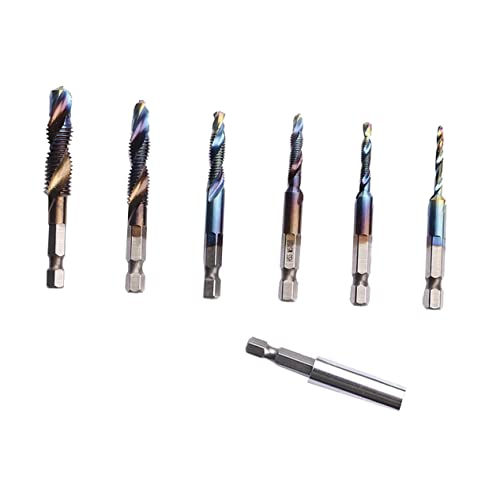 DIYEAH 7 Stück Teiliges Spiralbohrer Set Karbonstahl Langlebige Metallbohrer mit Blauer Beschichtung Präzise Wartungswerkzeuge für Schnelles Bohren und Reparatur Geeignet für DIYEAH 7 Stück Teiliges Spiralbohrer Set Karbonstahl Langlebige Metallbohrer mit Blauer Beschichtung Präzise Wartungswerkzeuge für Schnelles Bohren und Reparatur Geeignet für von DIYEAH