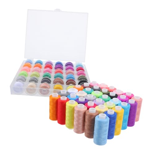 DIYEAH 72 Stück Farben Nähgarn und Spulen Yards pro Spule für Hand und Maschinen Nähen für Reisen Notfälle und Diy Projekte von DIYEAH