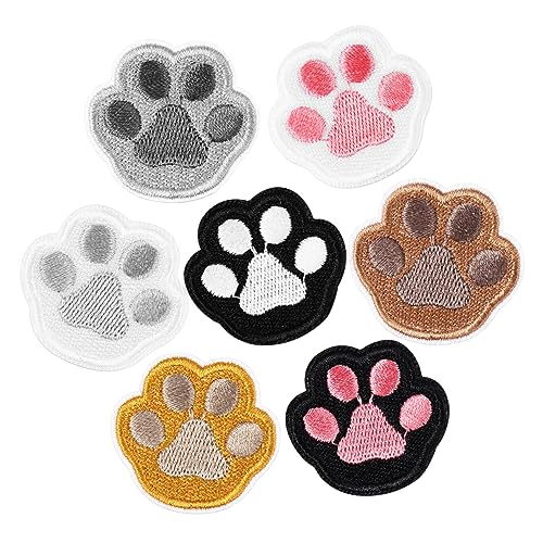 DIYEAH 7Stücke Hundepfoten Aufnäher zum Bügeln Selbstklebende Stickapplikationen für DIY Kleidung Jacken Taschen Hüte und Mehr DIYEAH 7Stücke Hundepfoten Aufnäher zum Bügeln Selbstklebende Stickapplikationen für DIY Kleidung Jacken Taschen Hüte und Mehr von DIYEAH