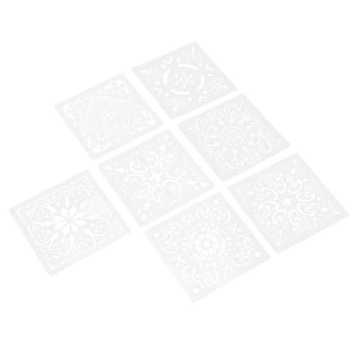 DIYEAH 7Stücke Mandala Schablonen Kompakte Und Malvorlagen Für DIY Wandgestaltung Wiederverwendbare Schablonen Für Bastelprojekte Und Dekoration DIYEAH 7Stücke Mandala Schablonen Kompakte Und Malvorlagen Für DIY Wandgestaltung Wiederverwendbare Schablonen Für Bastelprojekte Und Dekoration von DIYEAH