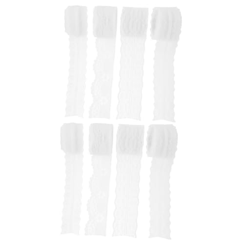 DIYEAH 8 Rollen Weiße Bestickte Spitzenborte Breit Langlebiges Diy Spitzenband für Hochzeitskleider Stoffverzierung Geschenkverpackung und Bastelarbeiten DIYEAH 8 Rollen Weiße Bestickte Spitzenborte Breit Langlebiges Diy Spitzenband für Hochzeitskleider Stoffverzierung Geschenkverpackung und Bastelarbeiten von DIYEAH