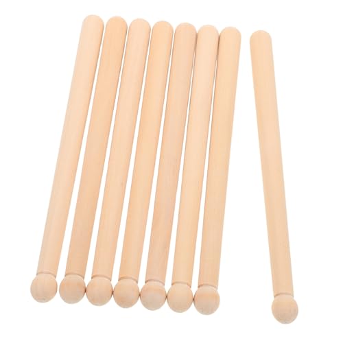 DIYEAH 8 Stück Antirutsch Design für Elektronische Trommeln Marching Snare und Übungsstunden Percussion Sticks für Junge Musiker von DIYEAH