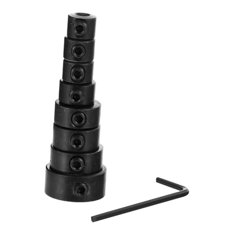 DIYEAH 8 Stück Begrenzungsring Schlüssel Bohrer-locator Metall-bohrer-ortungsgerät Bohrerring Für Die Holzbearbeitung Bohrerring Aus Metall Black Stahl Mit Hohem Kohlenstoffgehalt DIYEAH 8 Stück Begrenzungsring Schlüssel Bohrer-locator Metall-bohrer-ortungsgerät Bohrerring Für Die Holzbearbeitung Bohrerring Aus Metall Black Stahl Mit Hohem Kohlenstoffgehalt von DIYEAH