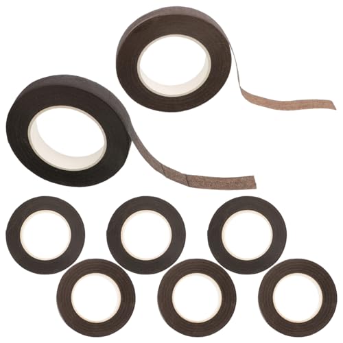 DIYEAH 8 Stück Floristenband Krepppapier für Diy Blumenarrangements Handreißbares Klebeband für Blumensträuße Hochzeiten und Kreative Deko Projekte von DIYEAH
