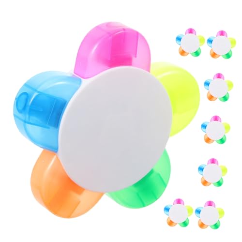 DIYEAH 8 Stück Fluoreszierende Marker für Zeichnen Notizen und Scrapbooking Vielseitig Einsetzbar für Schule Büro und Zuhause von DIYEAH