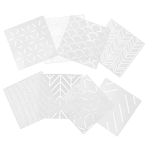 DIYEAH 8 Stück Geometrische Wandstencils Teiliges Wiederverwendbare Malvorlagen für Wandgestaltung DIY Schablonen für Fliesen Vielseitige Geometrische für Einzigartige Dekoration DIYEAH 8 Stück Geometrische Wandstencils Teiliges Wiederverwendbare Malvorlagen für Wandgestaltung DIY Schablonen für Fliesen Vielseitige Geometrische für Einzigartige Dekoration von DIYEAH