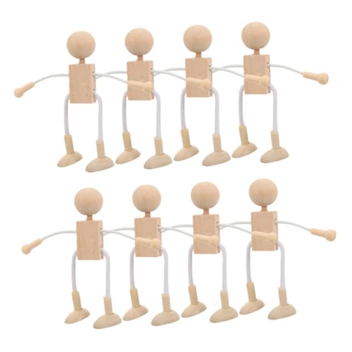 DIYEAH 8 Stück Holzspielzeug Holz Bastelset Unfertige Holzpuppen Pädagogisches holz figuren Bastelspielzeug Roboter unfertige Puppen aus Holz kleine Holzpuppen Beige DIYEAH 8 Stück Holzspielzeug Holz Bastelset Unfertige Holzpuppen Pädagogisches holz figuren Bastelspielzeug Roboter unfertige Puppen aus Holz kleine Holzpuppen Beige von DIYEAH
