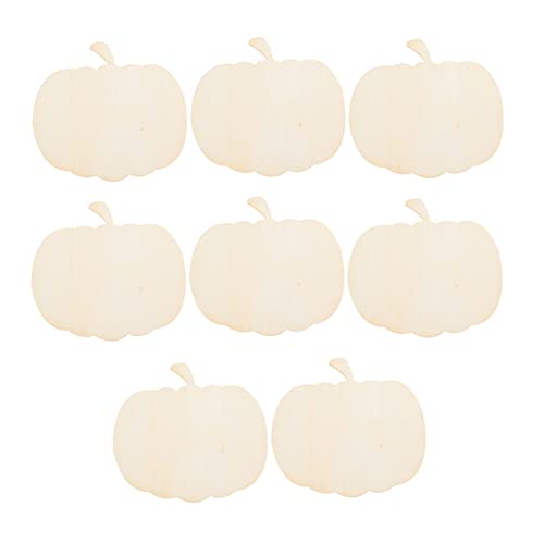 DIYEAH 8 Stück Kürbis-Chips halloween dekoration halloween-dekoration halloween decor diamentpaiting kürbisdeko Kürbisse Party bastelset basteln wandbehang anhänger Holzausschnitt von DIYEAH